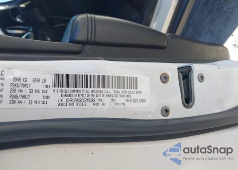 2012 Jeep Grand Cherokee Laredo z USA, uszkodzony, nr VIN 1C4RJFAG8CC245389